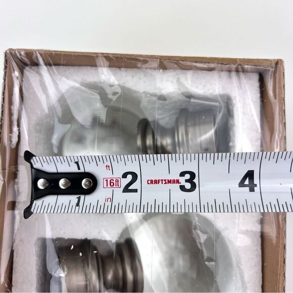 Restoration Hardware Medium Estate Crystal Ball Finials Set Of 2 - Picture 6 of 6